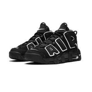 Nike Kids Air More Uptempo "Black/ White-Black" sneakers - 4Y